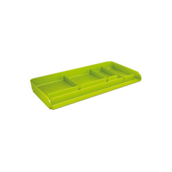 Vaschetta portacancelleria Mydesk - 26,1 x 12,5 x 2,8 cm - verde - Arda