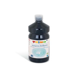 Tempera NERO brillante primi passi in bottiglia 1000ml
