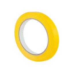 Nastro adesivo 350 - 0,9 cm x 66 m - PVC - giallo - Eurocel