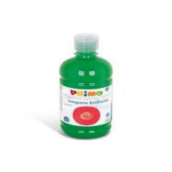 Tempera VERDE BRILLANTE brillante primi passi in bottiglia 500ml