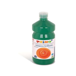 Tempera VERDE SCURO  brillante primi passi  in bottiglia 1000ml