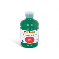 Tempera VERDE SCURO brillante primi passi in bottiglia 500ml