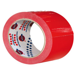 Nastro adesivo 350 - 5 cm x 66 m - PVC - rosso - Eurocel