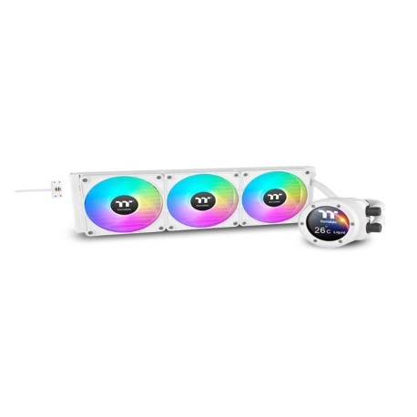 Thermaltake - TH360 V2 Ultra EX ARGB Sync All-In-One Liquid Cooler - Snow Edition