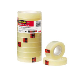 Nastro adesivo 508 - 15 mm x 33 m - PP - trasparente - Scotch - torre 10 rotoli