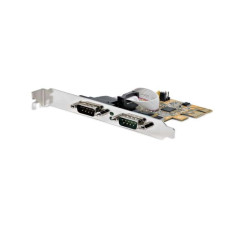 Startech Scheda seriale PCI Express a due porte - Scheda di interfaccia seriale da PCIe a 2x RS232 (DB9)- Scheda PCIe con staff