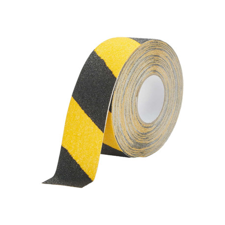 Nastro adesivo antiscivolo DURALINE GRIP+ - 5 cm x 15 m - giallo/nero - Durable