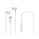 STEREO EARPHONES LIGHTNING WHITE