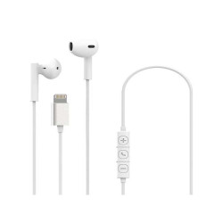 STEREO EARPHONES LIGHTNING WHITE