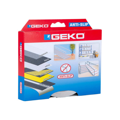 Nastro adesivo antiscivolo fosforescente ANTISLIP - 2,5 cm x 15 m - giallo - Geko