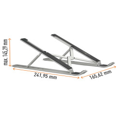 Supporto alza notebook Fold -  fino a 15' - Durable