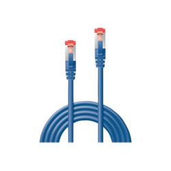 Lindy - Cavo patch - RJ-45 (M) a RJ-45 (M) - 50 cm - SFTP, PiMF - CAT 6 - antiaggrovigliamento - blu