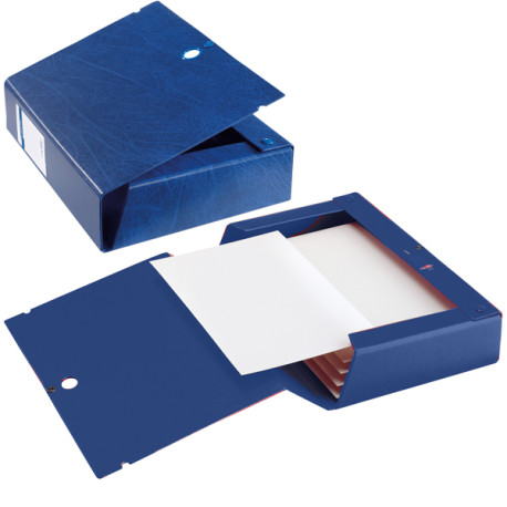 Scatola archivio Scatto - dorso 12 cm - 25 x 35 cm - blu - Sei Rota