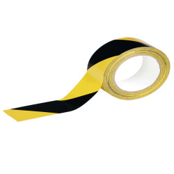 Nastro adesivo DURALINEBASIC 50/016 - removibile - 5 cm x 33 m - giallo/nero - Durable