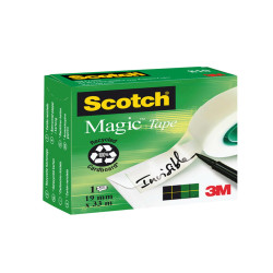 Nastro adesivo Magic 810 - 19 mm x 33 m - acrilico - trasparente - Scotch