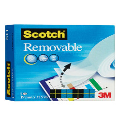 Nastro adesivo Magic 811 - 19 mm x 33 m - acrilico - trasparente - Scotch