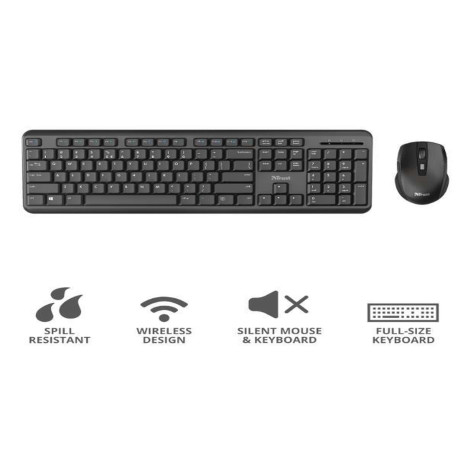 TKM-350 WIRELESS KEYBOARD MOUSE IT