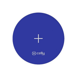 Celly - Pad di ricarica wireless - 10 Watt - blu