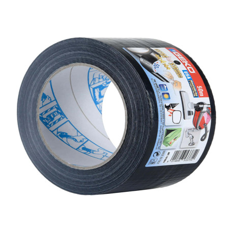 Nastro adesivo telato USA PREMIUM - 5 cm x 50 m - nero - Geko