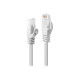 Lindy Basic - Cavo patch - RJ-45 (M) a RJ-45 (M) - 7.5 m - UTP - CAT 6 - stampato, antiaggrovigliamento - bianco