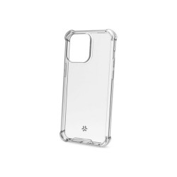 Celly Armor - Cover per cellulare - policarbonato, TPU (poliuretano termoplastico) - trasparente - per Apple iPhone 15 Pro