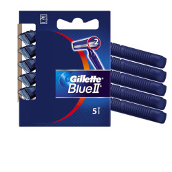 Gillette Blue II Standard - Gillette - kit 5 rasoi 2 lame usa  getta