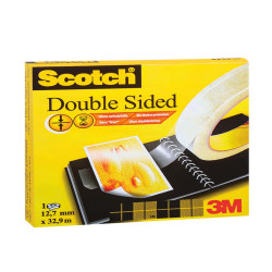 Nastro biadesivo 665 - 12,7 mm x 32,9 m - acrilico - trasparente - Scotch