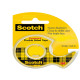 Nastro biadesivo in chiocciola 665 - 12 mm x 6,3 m - acrilico - trasparente - Scotch