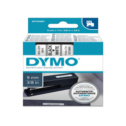 Nastro D1 standard 409130 - 9 mm x 7 mt - PL - nero/bianco - Dymo