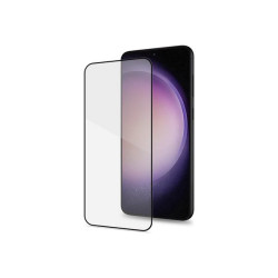 Celly Full Glass - Protezione per schermo per telefono cellulare - vetro - colore telaio nero - per Samsung Galaxy S23