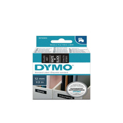 Nastro D1 standard 450210 - 12 mm x 7 mt - PL - bianco/nero - Dymo