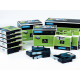 Nastro D1 standard 458060 - 19 mm x 7 mt - PL - nero/blu - Dymo