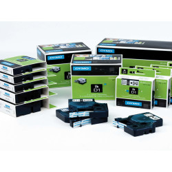 Nastro D1 standard 458060 - 19 mm x 7 mt - PL - nero/blu - Dymo