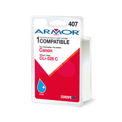 Armor - Cartuccia ink Compatibile  per Canon - Ciano - CLI-526C - 10,5 ml