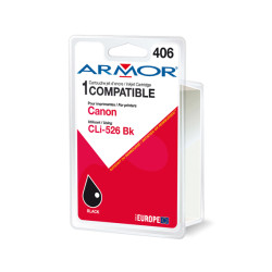 Armor - Cartuccia ink Compatibile  per Canon - Nero - CLI-526Bk - 10,5 ml