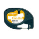 Nastro Letratag - 12 mm x 2 mt - bianco - termoadesivo - Dymo