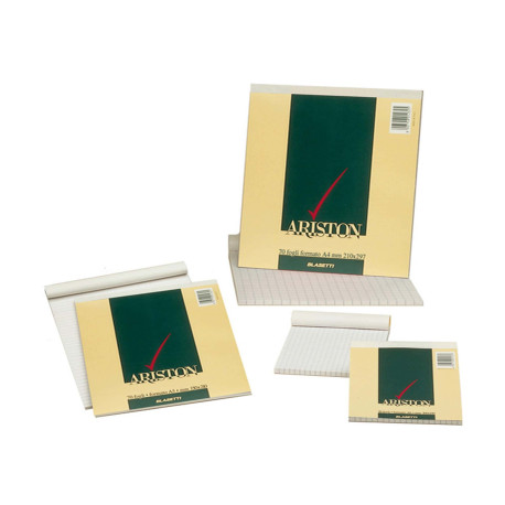 Blocco note Ariston - 5mm - 100 x 150mm - 60gr - 70 fogli - Blasetti