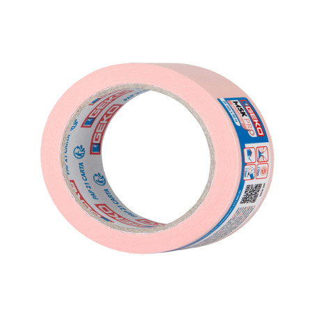Nastro mascheratura PRO Sensitive - per superfici delicate - 2,5 cm x 50 m - carta washi - rosa - Geko - conf. 6 pezzi