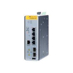 Allied Telesis AT IE200-6GT - Switch - gestito - 4 x 10/100/1000 + 2 x Gigabit SFP - montabile su rail DIN, montaggio a parete 