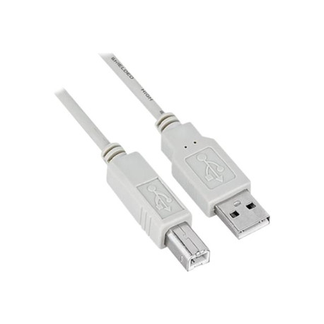 Nilox - Cavo USB - USB Tipo B (M) a USB (M) - 4.5 m - grigio