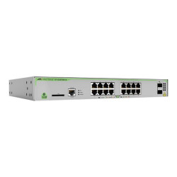 Allied Telesis CentreCOM AT-GS970M/18 - Switch - L3 - gestito - 16 x 10/100/1000 + 2 x SFP (GBIC mini) uplink - desktop, montab