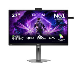 AOC AGON PRO AG276QSG2, 68,6 cm (27"), 2560 x 1440 Pixel, Quad HD, 1 ms, Nero, Grigio