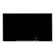 Nobo Diamond - Lavagna bianca - montabile a parete - 1264 x 711 mm - vetro temperato - magnetica - nero