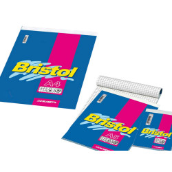 Blocco note Bristol - 5 mm - 210 x 297 mm - 50 gr - 70 fogli - Blasetti
