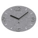 Orologio da parete effetto 3D - diametro 30 cm - PET - grigio - Alba