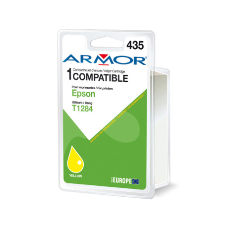 Armor - Cartuccia ink Compatibile  per Epson - Giallo - T128440 - 6,5 ml