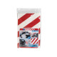 Pannello antiurto adesivo BOX - 24 x 50 cm - EPE/LDPE - bianco/rosso - Geko - conf. 2 pezzi
