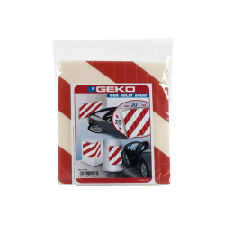Pannello antiurto adesivo BOX JOLLY - 20 x 30 cm - EPE/LDPE - bianco/rosso - Geko