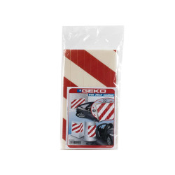 Pannello antiurto adesivo BOX JOLLY - 32 x 40 cm - EPE/LDPE - bianco/rosso - Geko