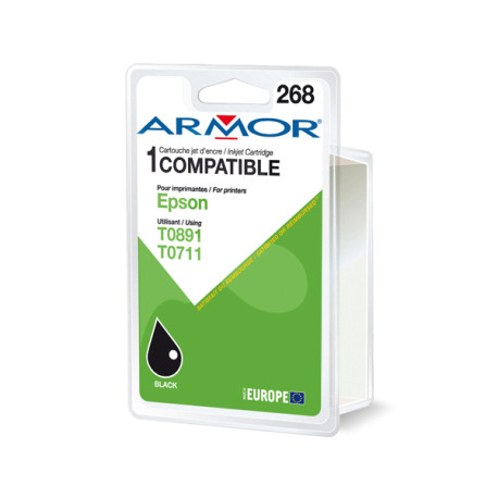 Armor - Cartuccia ink Compatibile  per Epson - Nero - T071140 - 9 ml